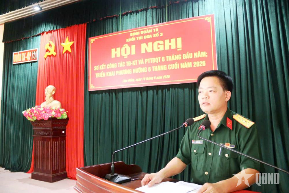 Sơ kết công tác thi đua, khen thưởng và Phong trào Thi đua Quyết thắng 6 tháng đầu năm 2026